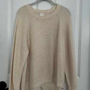 13/14 zara kids cream sweater (runs big)